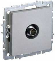 BRITE Розетка TV оконечная РТВ11-0-БрА алюминий , BR-A10-O-K47