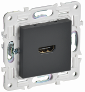 SKANDY Розетка HDMI SK-H01G графит , SK-H10-K53