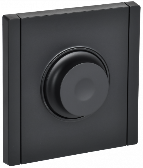 IEK FORTE&PIANO Светорегулятор поворотно-нажимной 600Вт FP154 черный , FP-D20-0600-K02