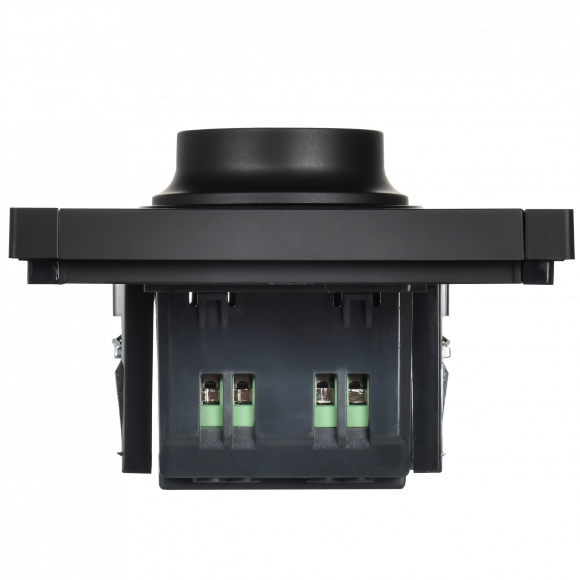 IEK FORTE&PIANO Светорегулятор поворотно-нажимной 600Вт FP154 черный , FP-D20-0600-K02