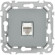 IEK FLITE Розетка компьютерная RJ45 категория 6 UTP РК6-1-0-ФлС серый IEK, FI-K12-2-K03