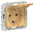 IEK FLITE Розетка с заземлением с защитными шторками и крышкой 16А IP44 РСшкр11-0-44-ФлЗ золотарник IEK, FI-R16-16-44-K90