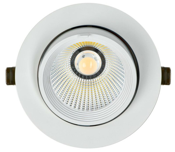 IEK LIGHTING PRO Светильник светодиодный поворотный ДВО 1822 35Вт 4000К IP20 круг белый IEK, LTP-DSO0-1822-35-40-K01