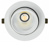 LIGHTING PRO Светильник светодиодный поворотный ДВО 1822 35Вт 4000К IP20 круг белый IEK, LTP-DSO0-1822-35-40-K01