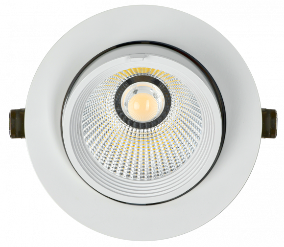 IEK LIGHTING PRO Светильник светодиодный поворотный ДВО 1822 35Вт 4000К IP20 круг белый IEK, LTP-DSO0-1822-35-40-K01
