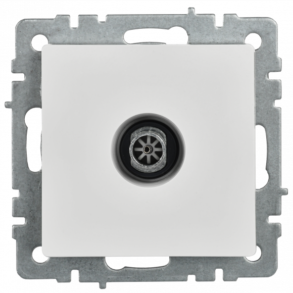 IEK BRITE Розетка TV оконечная РТВ11-0-БрБ белый , BR-A10-O-K01