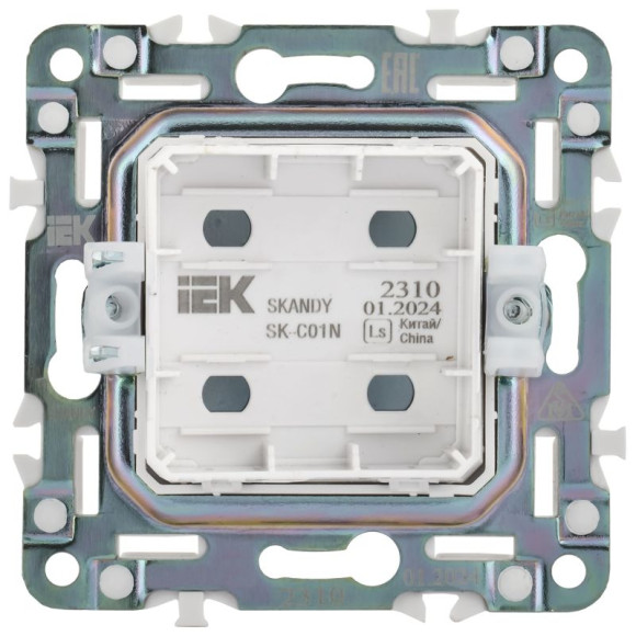 IEK SKANDY Заглушка с суппортом SK-C01N металл никель , SK-PL10-K50 IEK SKANDY Заглушка с суппортом SK-C01N металл никель , SK-PL10-K50