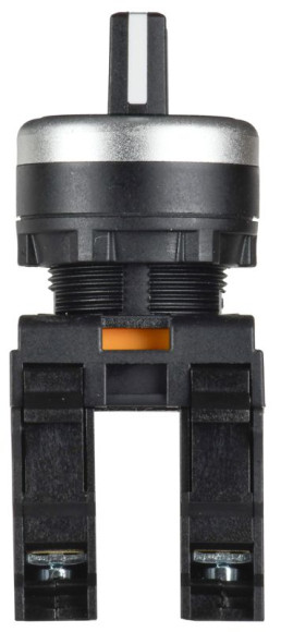 IEK Переключатель на 3 положения возвратный 2NO чёрный MASTER IEK, MI-SW60-20X33-5-24-3-K02
