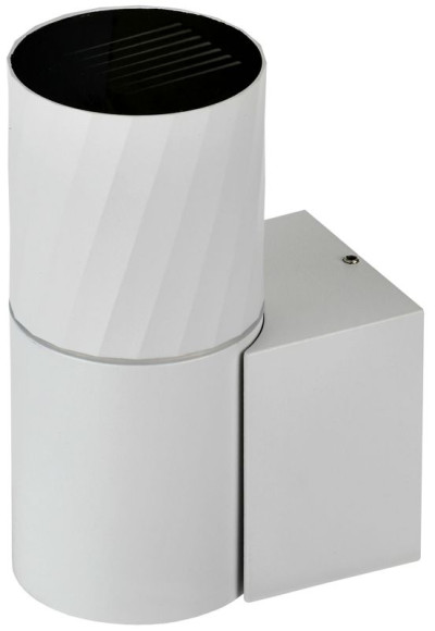 IEK LIGHTING Светильник уличный 5220 настенный под лампу GU10 IP65 белый IEK, LT-UBU0-5220-GU10-1-K01