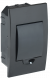 IEK KREPTA 3 Корпус пластиковый ЩРВ-П-4 IP41 черный IEK, MKP12-V-04-41-K02