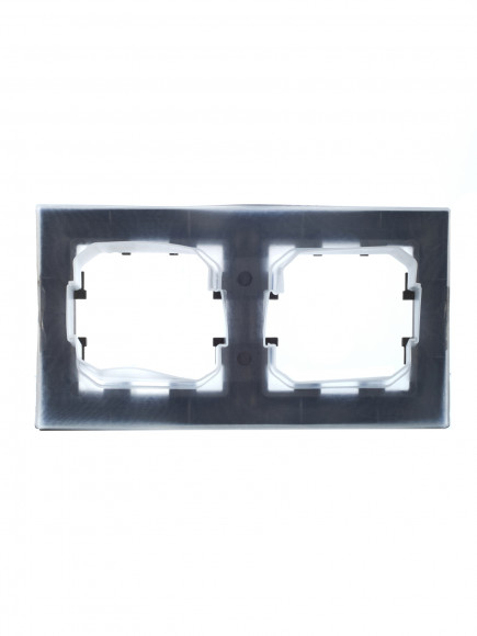 IEK BRITE Рамка 2-местная IP44 РУ-2-БрШ-44 шампань , BR-M22-44-K37