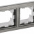 BRITE Рамка 2-местная IP44 РУ-2-БрШ-44 шампань IEK, BR-M22-44-K37