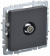 IEK BRITE Розетка TV оконечная РТВ11-0-БрГ графит IEK, BR-A10-O-K53