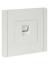 FORTE&PIANO Розетка компьютерная RJ45 кат.5E FP232 белый , FP-K10-1-K01 FORTE&PIANO Розетка компьютерная RJ45 кат.5E FP232 белый , FP-K10-1-K01