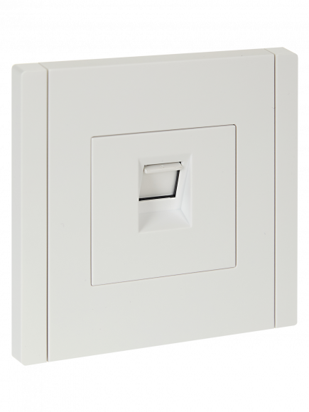 IEK FORTE&PIANO Розетка компьютерная RJ45 кат.5E FP232 белый IEK, FP-K10-1-K01