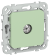 IEK FLITE Розетка TV экранированная проходная тип M РТВм-1-1-2-ФлФ фисташковый IEK, FI-A13-P-K93