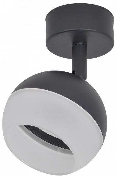 IEK LIGHTING Светильник 4011 накладной настено-потолочный под лампу GX53 черный IEK, LT-USB0-4011-GX53-1-K02