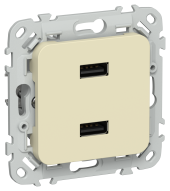 FLITE Розетка USB A+A 3,1А РЮ-2-ФлН навахо IEK, FI-U21-D31-K87 FLITE Розетка USB A+A 3,1А РЮ-2-ФлН навахо IEK, FI-U21-D31-K87