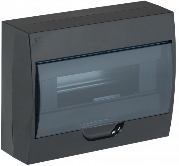 IEK KREPTA 3 Корпус пластиковый ЩРН-П-12 IP41 черный IEK, MKP12-N-12-41-K02