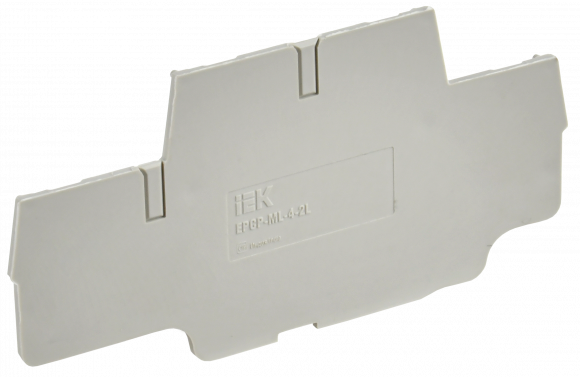 IEK Заглушка для колодки клеммной CP-ML двухуровневая 4мм2 серая IEK, YCT23-00-2-K03-004-ZGL
