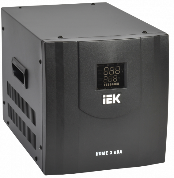 IEK Стабилизатор напряжения серии HOME 3 кВА (СНР1-0-3) IEK, IVS20-1-03000