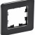 BRITE Рамка 1-местная РУ-1-1-Бр металл черный RE IEK, BR-M12-M-01-K02