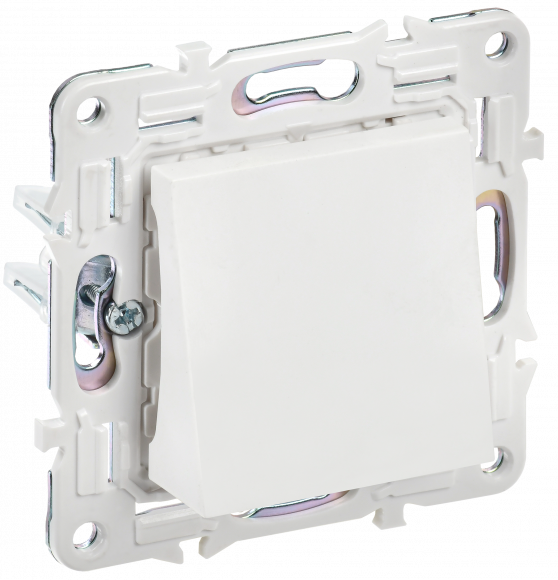 IEK SKANDY Вывод кабеля SK-O01W арктический белый , SK-VK10-0-K01