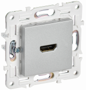 SKANDY Розетка HDMI SK-H01S серебряный , SK-H10-K23