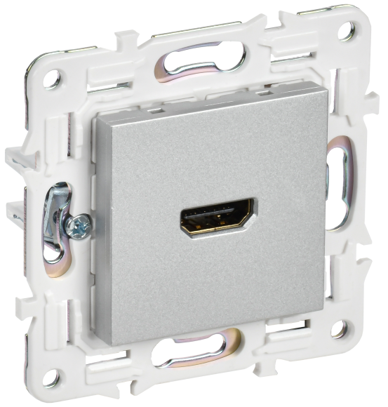 IEK SKANDY Розетка HDMI SK-H01S серебряный , SK-H10-K23 IEK SKANDY Розетка HDMI SK-H01S серебряный , SK-H10-K23