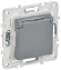 IEK SKANDY Розетка 1-местная с заземлением с защитными шторками и крышкой 16А IP44 SK-R11Gr серый , SK-R16-16-44-K03