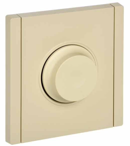 IEK FORTE&PIANO Светорегулятор поворотно-нажимной 600Вт FP454 ваниль , FP-D20-0600-K10