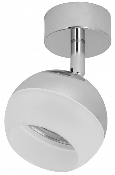 IEK LIGHTING Светильник 4011 накладной настено-потолочный под лампу GX53 хром IEK, LT-USB0-4011-GX53-1-K23