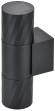 IEK LIGHTING Светильник уличный 5221 настенный под лампу 2хGU10 IP65 черный IEK, LT-UBU0-5221-GU10-2-K02