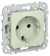 IEK FLITE Розетка с заземлением с защитными шторками безвинтовое крепление 16А РСш11-1-ФлП панг IEK, FI-R14-16-1-K92