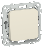 FLITE Выключатель 1-клавишный перекрестный 10А ВС71-1-0-ФлСл сливочный IEK, FI-V13-0-10-K86