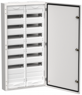 TITAN 5 Корпус металлический ЩРн-168 (2х84) 1085х570х140мм IP54 белый (одна дверь) IEK, TI5-50-N-2X084-54
