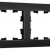 BRITE Рамка 2 -местная РУ-2-1-БрЧ металл черный IEK, BR-M22-M-K02