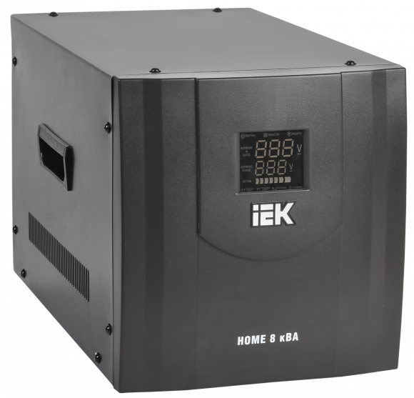IEK Стабилизатор напряжения серии HOME 8 кВА (СНР1-0-8) IEK, IVS20-1-08000
