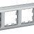BRITE Рамка 4-местная РУ-4-Бр алюминий/алюминий IEK, BR-M42-12-K47