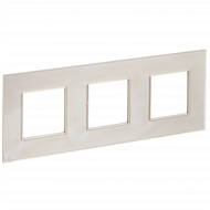 SKANDY Рамка 3-местная SK-F23Sh стекло шампань , SK-M32-G-K37