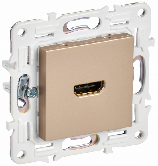 IEK SKANDY Розетка HDMI SK-H01Sa песочный IEK, SK-H10-K98
