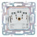 IEK SKANDY Розетка 1-местная с заземлением с защитными шторками и крышкой 16А IP44 SK-R11G мятный , SK-R16-16-44-K06