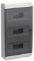 IEK TEKFOR Корпус пластиковый ЩРН-П-36 IP41 черная прозрачная дверь IEK, TF5-KP12-N-36-41-K01-K03