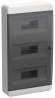IEK TEKFOR Корпус пластиковый ЩРН-П-36 IP41 черная прозрачная дверь IEK, TF5-KP12-N-36-41-K01-K03