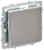 IEK BRITE Выключатель 1-клавишный самовозвратный 10А ВС10-1-4-БрГН металл хром/никель IEK, BR-V14-0-10-M-K23