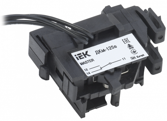 IEK Контакт дополнительный ДКм-125е (ДКм-32) для ВА88-32 MASTER с электронным расцепителем IEK, SVA11D-DK-1-02