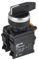 IEK Переключатель длинная ручка на 3 положения 2NO чёрный MASTER IEK, MI-SW60-20XB3-4-25-3-K02