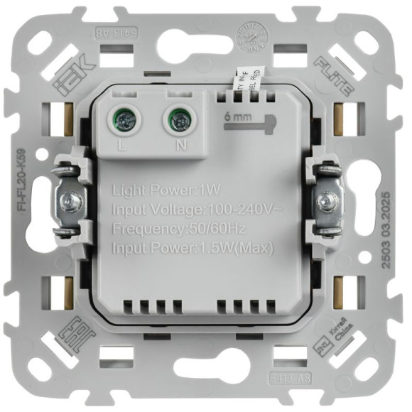 IEK FLITE Подсветка встраиваемая 4000К ПЛ20-ФлХ хаки IEK, FI-FL20-K59