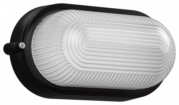 IEK Светильник НПП1401 черный/овал 60Вт IP54 IEK, LNPP0-1401-1-060-K02