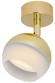 IEK LIGHTING Светильник 4011 накладной настено-потолочный под лампу GX53 золото IEK, LT-USB0-4011-GX53-1-K22